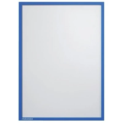 Obrázek FRANKEN Držák dokumentů Frame It X tra!Line, DIN A4, magnetický, modrý, ITSA4M 03