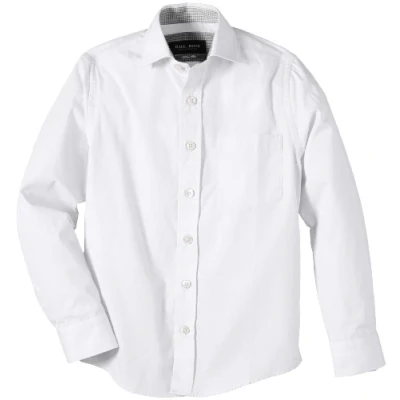 Obrázek G.O.L. Chlapecká košile se žraločím límcem, Slimfit, jednobarevná, bílá (white 6)