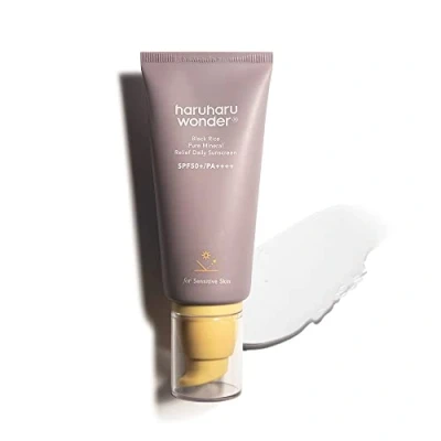 Obrázek Haruharu Wonder Black Rice Pure Mineral Relief Daily Sunscreen 50ml (1.69fl.oz), Reef Safe Formula, For All Skin Types Including Sensitive