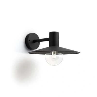 Obrázek Philips myGarden Skua nástěnné svítidlo, 42 W, černé, 30 x 34,4 22 cm