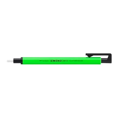 Obrázek Tombow EH KUR63 precizní guma, MONO zero plnitelná, kulatá špička neonově zelená, průměr 2. 3 mm