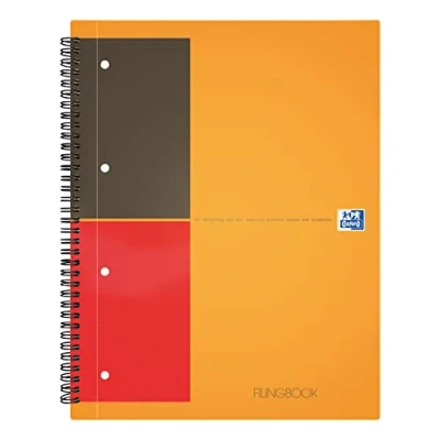 Obrázek Oxford Activebook Interantional A5, linkovaný, 160 stran, přemístitelný rejstřík, kapsa na dokumenty, 5 kusů