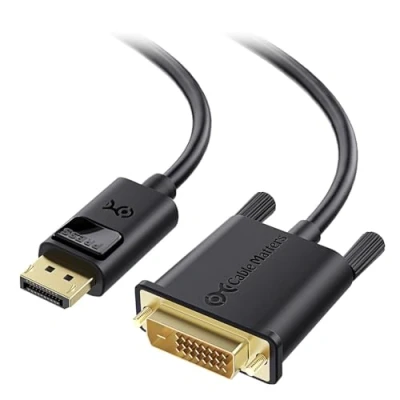 Obrázek Cable Matters DisplayPort na DVI kabel 1,8 metru (DisplayPort kabel, DP DVI) pro 1920x1200 / 1080p 60Hz