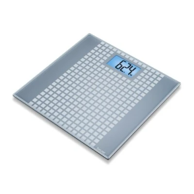 Obrázek Beurer GS 206 Squares skleněná váha, šedá