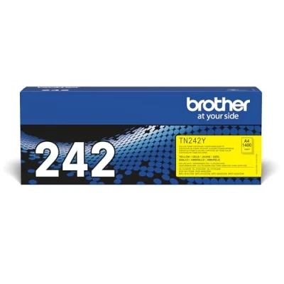 Obrázek Brother Originální tonerová kazeta TN 242Y žlutá (pro HL 3142CW, 3152CDW, 3172CDW, DCP 9017CDW, 9022CDW, MFC 9142CDN, 9332CDW, 9342CDW)