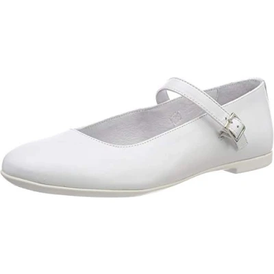 Obrázek Richter Kinderschuhe Dívčí uzavřené baleríny Ely, Bílá White 0101