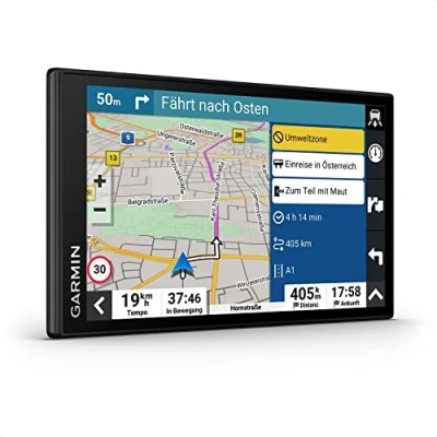 Obrázek Garmin DriveSmart 66 MT D navigační zařízení se světlým 6palcovým (15,2 cm) HD displejem, 3D mapy Evropy s ekologickými zónami, informace o dopravě v reálném čase prostřednictvím digitálního