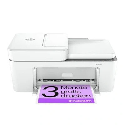 Obrázek HP DeskJet 4220e multifunkční tiskárna, Cashback, 3 měsíce zdarma tisk s Instant Ink, kopírka, skener, mobilní faxové zaslání, WLAN, automatický podavač dokumentů, bílá