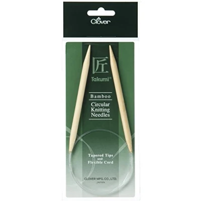 Obrázek Clover 3967 Rundstricknadel bambus Takumi 100 cm, 9 mm