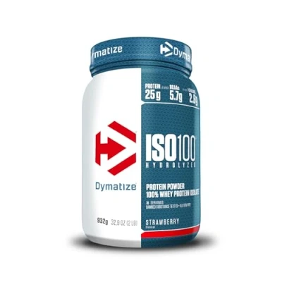 Obrázek Dymatize ISO 100 Hydrolyzed Strawberry 932 g Whey Protein hydrolyzát + izolovaný prášek