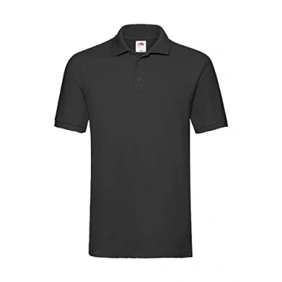 Obrázek Fruit of The Loom Premium Polo S M L XL XXL 3XL také sady barev barev, černá