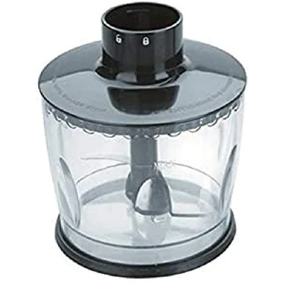 Obrázek LACOR Elektrischer Stabmixer, Zerkleinerungsschüssel, Edelstahl, Schwarz, 30 x cm