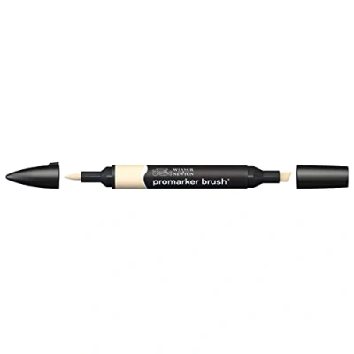 Obrázek Winsor &amp; Newton 0204172 BrushMarker (pro kresby, kaligrafii, design a rozložení, kreslení bez šmouh s klínem špičkou štětce) načervenalý