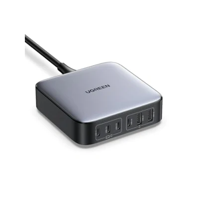 Obrázek Ugreen Nexode USB C nabíječka 200W PD síťový zdroj 100W+100W 6 portů GaN vícenásobná PPS kompatibilní s MacBook Pro/Air M2 2022, iPhone 14/14 Pro/14 Pro Max, iPad Pro, Galaxy S22, S21