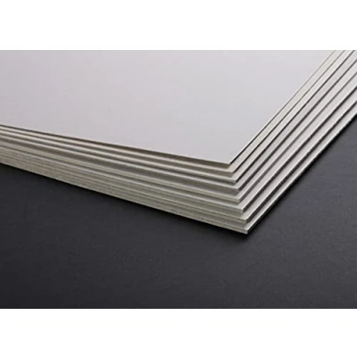 Obrázek Clairefontaine balení 93975C (s 10 archy lepenky, 50 x 65 cm, 1 mm, 600 g, ideální pro stavbu modelů, lehký a hladký, 100% recyklovaný) ks, šedá