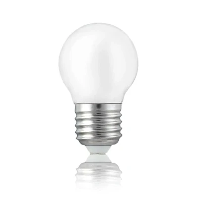 Obrázek hellum E27 Glühbirne LED mit 2,5 Watt und 250 Lumen, warmweiss 2700 Kelvin, Birne matt, Leuchtmittel Ersatz für 25 E27, G40 209204