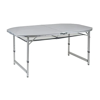 Obrázek Bo Camp Kempinkový nábytek BC stůl Premium, oválný, 150 x 80 cm, šedý