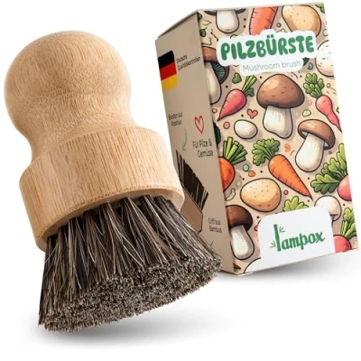 Obrázek kartáč na houby, kuchyňský kartáč, zeleninu, k čištění hub a zeleniny