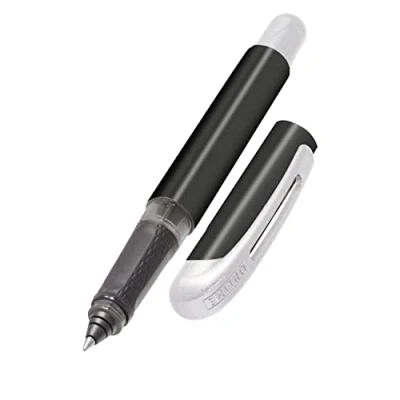 Obrázek Online inkoustové bombičky Rollerball College Black, kuličkové pero pro praváky a leváky, ergonomická rukojeť, vysoce kvalitní kuličkový míč, standardní kazety, vč. kombinované patrony modré