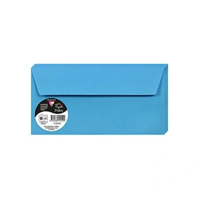 Obrázek Clairefontaine 5555C balení s 20 obálkami pyl (ve formátu DL, 110 x 220 mm) 120 g karibské