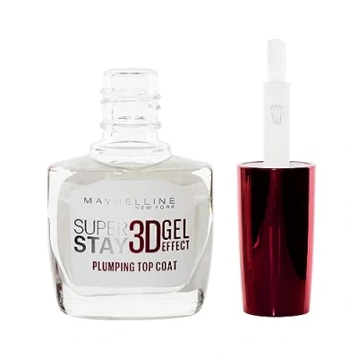 Obrázek Maybelline New York, gelový lak na nehty Superstay s 3D efektem, svrchní bez tvrzení UV lampou, výdrž až 10 dnů, 1 x ml