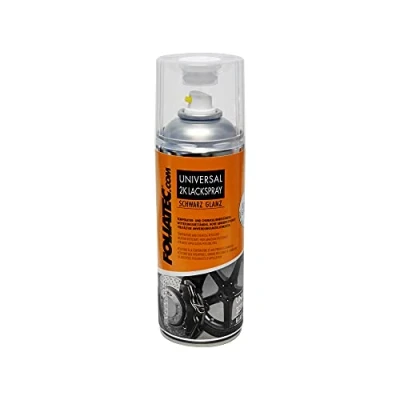 Obrázek Foliatec Univerzální lak ve spreji 2K černý lesklý 1 x 400 ml