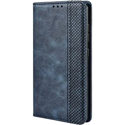 Obrázek TEYYOS kožené pouzdro pro Xiaomi 14T Pro, Premium Flip Wallet obal s přihrádkami na karty, PU/TPU mobil ochranné modré