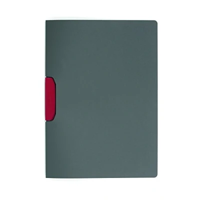Obrázek Durable Svorka Duraswing Color na 30 listů DIN A4, sáček 5 kusů, antracit s červenou svorkou, 230403