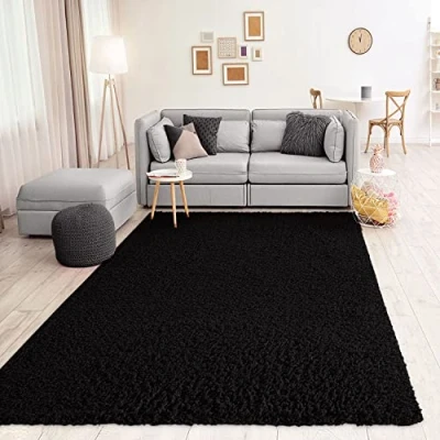 Obrázek Prime Shaggy koberec, vysoký vlas, dlouhý moderní koberce pro obývací pokoj, ložnici VIMODA, rozměry:150 cm, čtverec