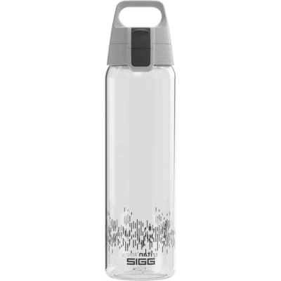 Obrázek SIGG láhev na pití Total Clear ONE MyPlanet™ (0,75 L), bez BPA a neprosakující pití, nerozbitná sportovní z tritanu s ovocným filtrem, antracitová