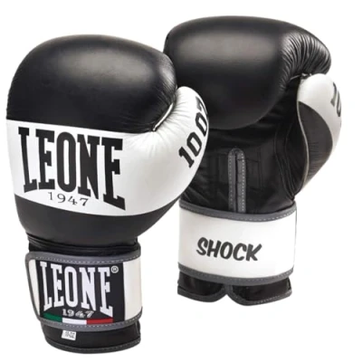 Obrázek LEONE 1947, Shock boxovací rukavice, unisex pro dospělé, černé, 10 OZ, GN047