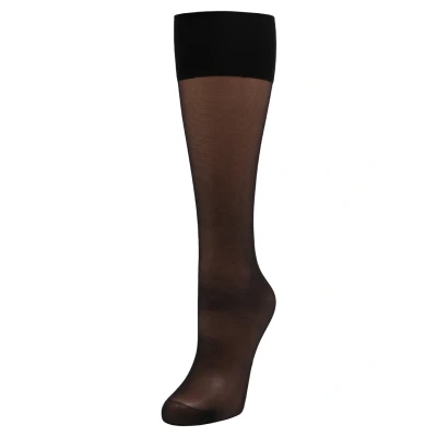 Obrázek Falke Seidenglatt 15 Denier Transparent Silky Podkolenky, Ženy, Velikost: 35 38, Black