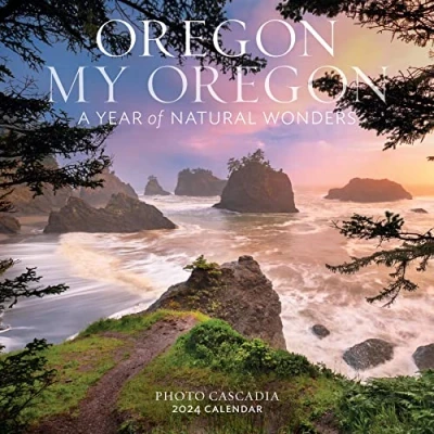 Obrázek Oregon My Wall Calendar 2024: A Year of Natural Wonders