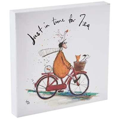 Obrázek Sam Toft Leinwand, Bedruckt, 30 x cm (Just in Time for Tea)