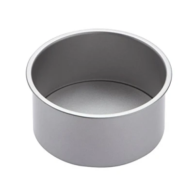 Obrázek KitchenCraft Hluboká forma na koláč s odnímatelným dnem a nepřilnavým povrchem, 18 cm, stříbrná