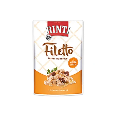 Obrázek Kapsička RINTI Filetto kuře a kuřecí srdce v želé 100g
