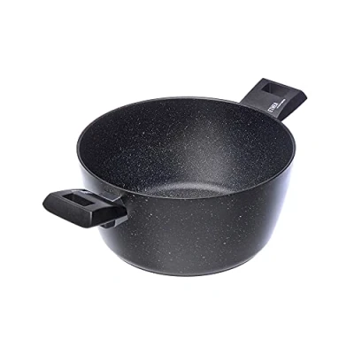 Obrázek Moneta Hrnec na vaření Etnea 20 cm, hliník, černý, cm