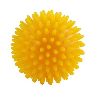 Obrázek CanDo Masážní míč, ježek, míček s nopky, průměr 8 cm, žlutý, 1 kus
