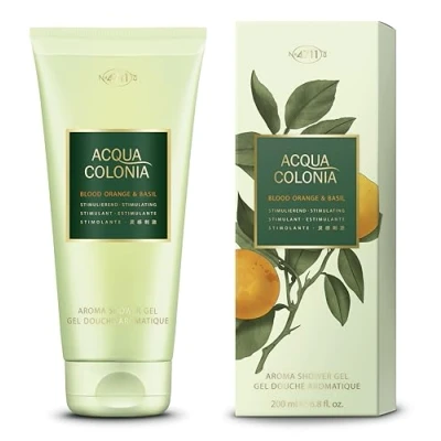 Obrázek 4711 Acqua Colonia® Blood Orange &amp; Basil sprchový Gel stimulující wellness pro smysly 200 ml Aroma Shower