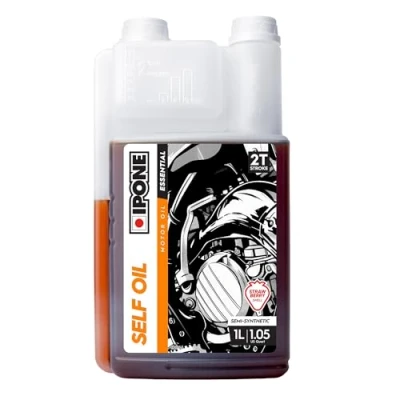 Obrázek IPONE Motorový olej ZT Self Oil 1 litr dávkovací kanystr částečně syntetické mazivo pro dvoutaktní motory jahoda