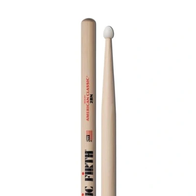 Obrázek Vic Firth 2B American Hickory Nylon Tip Drumstick
