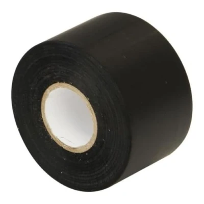 Obrázek GOCABLETIES izolační páska černá 50 mm x 33 m odolná, samolepicí pro ochranu, svazování a opravy kabelů 1 role
