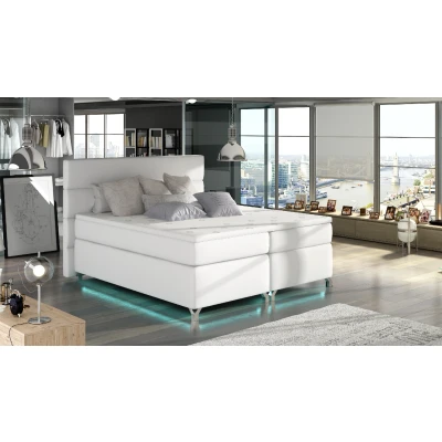 Obrázek Boxspring Amadeo 160x200 s LED podsvícením Materiál / Dekor: Ekokůže Soft 17