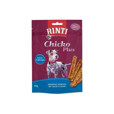 Obrázek RINTI Extra Chicko Plus losos a kuře 80g