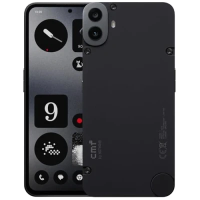 Obrázek CMF Phone 1 8+128GB mobilní telefon bez smlouvy s 50MP Sony kamerou na zadní straně Ultra XDR, 6,67&quot; Super AMOLED displejem a Nothing OS 2. 6 černý