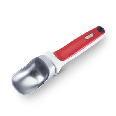 Obrázek Zyliss E980128 Eisportionierer, 18.5cm, Rot, Für Eiscreme, Gelato, Geronnene Sahne, Sorbet, Kartoffelpüree, 5 Jahre Garantie