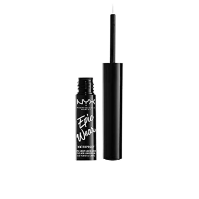 Obrázek NYX Professional Makeup Epic Wear Semi Permanent Liquid Liner, dlouhá životnost, voděodolná, oční linky a body art na obličej tělo, matný povrch, barva: bílá