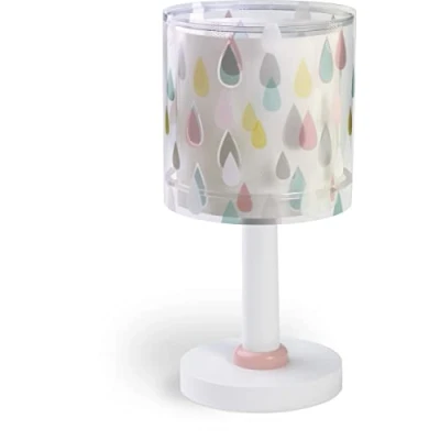 Obrázek Dalber Dětská stolní lampa na noční stolek Color Rain barva deště růžová, 15 x 30 cm