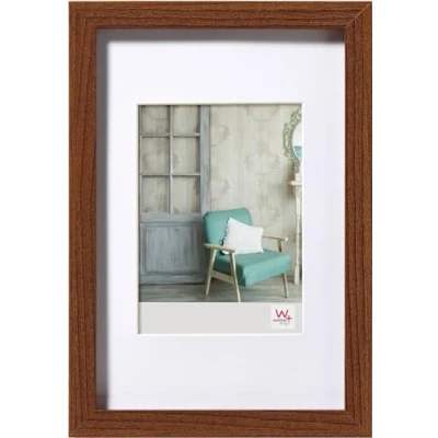 Obrázek walther design Rámeček ořechový strom 20 x 30 cm pravé sklo Stockholm dřevěný rám EA030N