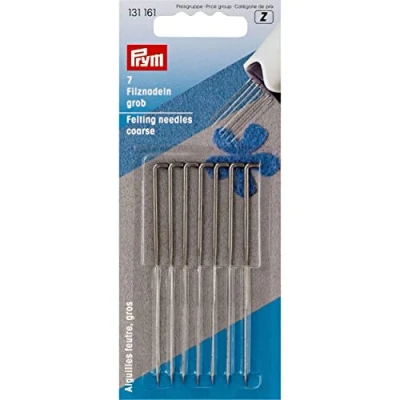 Obrázek Prym 131161 plstěné jehly hrubé 78 mm, stříbrné